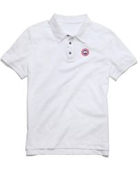 Canada Goose - Beckley Logo Cotton Polo Shirt - Lyst