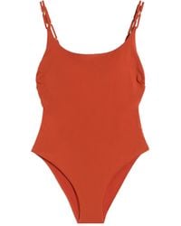 Max Mara - Jersey Racer-Back Swimsuit - Lyst