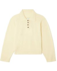 Loulou de Saison - Homere Embroidered Cashmere Polo Sweater - Lyst