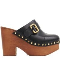 Chloé - Chloé Jeannette Wedge Clogs - Lyst