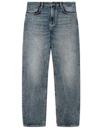 Emporio Armani - Five-Pocket Denim Jeans Regular Fit With Whiskering - Lyst