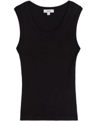 Agolde - Poppy Ribbed Cotton-Blend Tank - Lyst