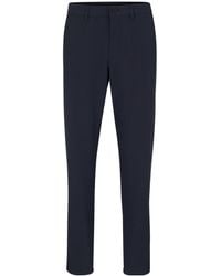 BOSS - Slimfit Tapered Chino Trousers - Lyst