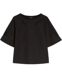 Weekend by Maxmara - Floral Wide-Sleeve Blouse - Lyst