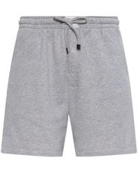 The Attico - The Logo Patch Drawstring Shorts - Lyst