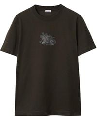 Burberry - Graphic Printed Slim Fit T-Shirt - Lyst