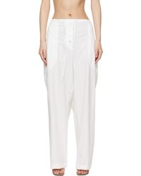 Studio Nicholson - Drawstring Casual Pants - Lyst