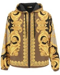 Versace - Zip-Up Printed Jacket - Lyst