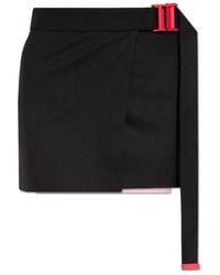 Off-White c/o Virgil Abloh - Buckle Light Wo Mini Skirt No Colo - Lyst