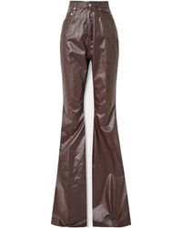 Rick Owens - High-Rise Flared Jeans - Lyst