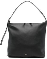 A.P.C. - Vera Logo Printed Maxi Shoulder Bag - Lyst