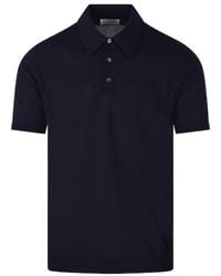 Roberto Collina - Fine Knit Polo Shirt - Lyst