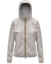 K-Way - Zip-Up Hooded Jacket - Lyst