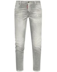 DSquared² - Cool Girl Straight-Leg Distressed Jeans - Lyst