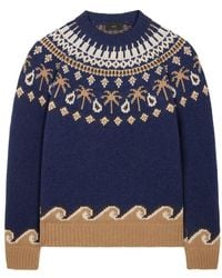 Alanui - Sweet Winter Jacquard Knitted Sweater - Lyst
