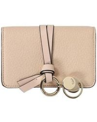 Chloé - Chloé Logo Engraved Alphabet Cardholder - Lyst