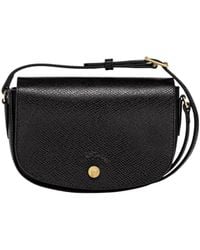 Longchamp - S Pure Logo-Debossed Crossbody Bag - Lyst