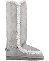 Mou - Logo-Embellished Snow Boots - Lyst