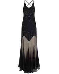 Rabanne - Rabanne Embellished Long Dress - Lyst