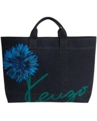 KENZO - Tulip' Large Tote Bag - Lyst