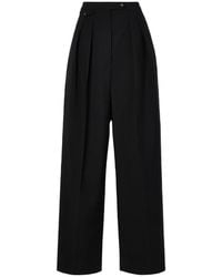 The Row - Marcellita Pleated Wide-Leg Trousers - Lyst