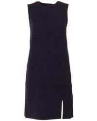 Max Mara - Studio Parata Crewneck Sleeveless Midi Dress - Lyst