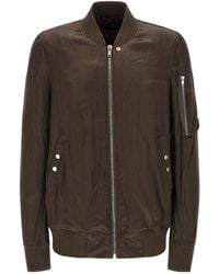 Rick Owens - Classic Flight Zip-Up Bomber Jacket - Lyst