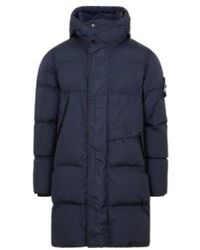 Stone Island - Logo Patch Puffer Coat - Lyst