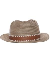 Eleventy - Contrast Trim Hat - Lyst