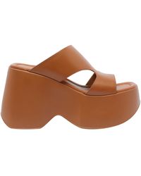 Vic Matié - Yoko Cut-Out Open Toe Sandals - Lyst