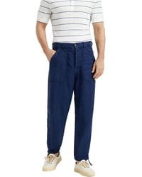 Brunello Cucinelli - Dyed Linen Straight-Leg Trousers - Lyst