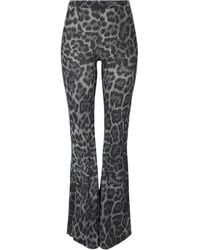 Stella McCartney - Leopard Print Pants - Lyst