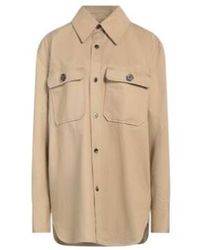 Saint Laurent - Solid-Color Long-Sleeved Twill Shirt - Lyst