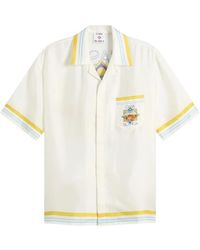 CASABLANCA - Campcollar Shortsleeve Shirt - Lyst