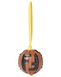 Fendi - Ff Sphera Leather Charm - Lyst