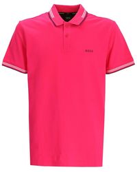 BOSS - Paul Cotton Polo Shirt - Lyst