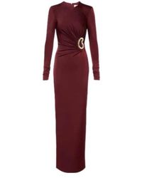 Rebecca Vallance - Mischa Embellished Gathered Jersey Gown - Lyst