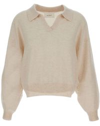 Lisa Yang - Polo Ribbed Trim Sweater - Lyst