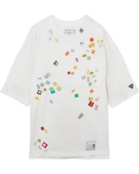 Maison Mihara Yasuhiro - Price-Tag-Sticker-Printed T-Shirt - Lyst
