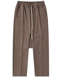 Rick Owens - Drop-Crotch Cropped Trousers - Lyst