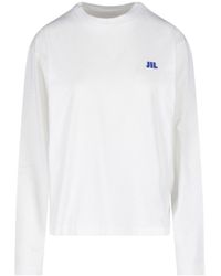 Jil Sander - Logo Long-Sleeve T-Shirt - Lyst