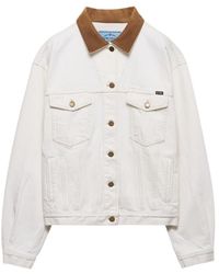 Prada - Blouson Denim Jacket - Lyst
