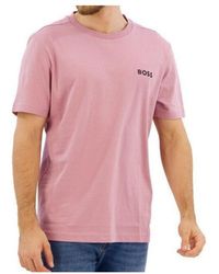 BOSS - Short-Sleeved T-Shirt - Lyst