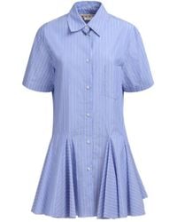 Marni - Poplin Striped Shirt Dress - Lyst