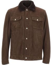 Barba Napoli - Long-Sleeve Collared Jacket - Lyst