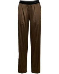 Tom Ford - Silk Wide-Leg Pants - Lyst