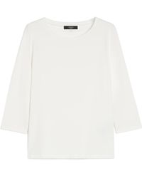 Weekend by Maxmara - Multia Crewneck Long-Sleeved Top - Lyst