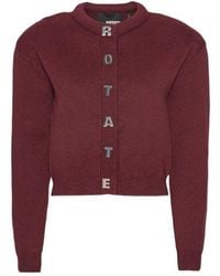 ROTATE BIRGER CHRISTENSEN - Firm Knit Cardigan - Lyst