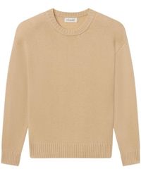 FRAME - Crew-Neck Knit Sweater - Lyst