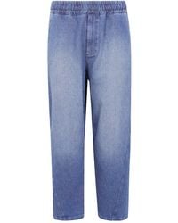 Emporio Armani - Wide Leg Jeans - Lyst